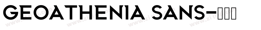 Geoathenia Sans字体转换